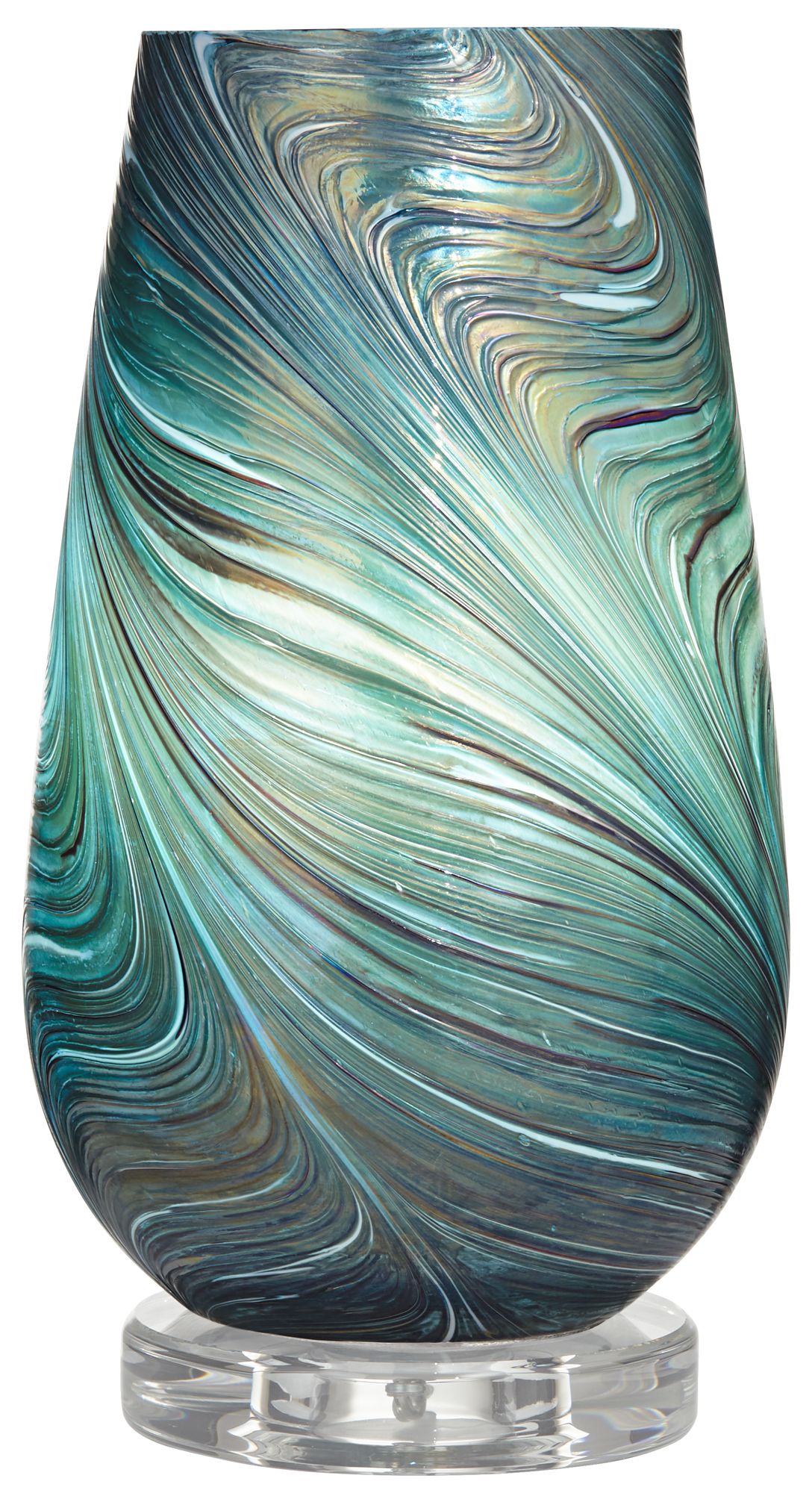 Image 7 Possini Euro Carmen 12.5" High Art Glass Accent Lamps Set of 2 more views