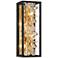 Possini Euro Carrine 16"H Black and Gold Plated 4-Light Wall Sconce