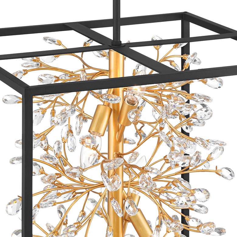 Image 4 Possini Euro Carrine 20" Wide Modern Black and Gold 6-Light Pendant more views