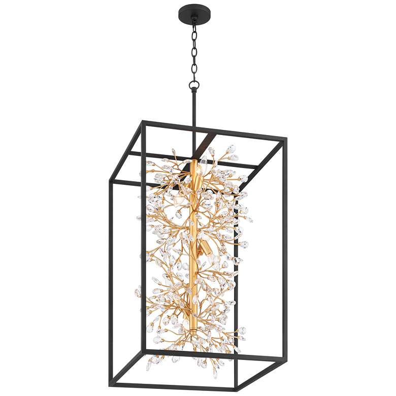 Image 6 Possini Euro Carrine 20" Wide Modern Black and Gold 6-Light Pendant more views
