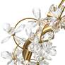 Thumbnail4 of Possini Euro Carrine 31 1/2" Wide Gold and Flower Crystal Pendant more views