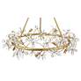 Watch A Video About the Possini Euro Carrine Gold and Flower Crystal Pendant