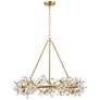 Watch A Video About the Possini Euro Carrine Gold and Flower Crystal Pendant