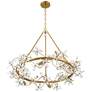 Watch A Video About the Possini Euro Carrine Gold and Flower Crystal Pendant