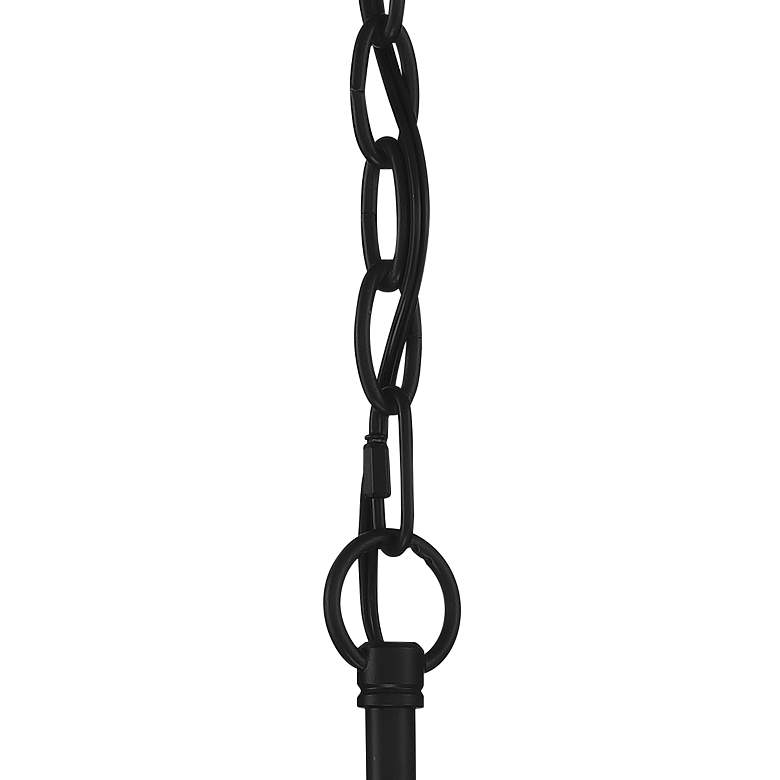 Image 6 Possini Euro Carrine 38 1/2" Black and Crystal 8-Light Island Pendant more views