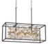 Possini Euro Carrine 38 1/2" Wide Black Gold Kitchen Island Pendant