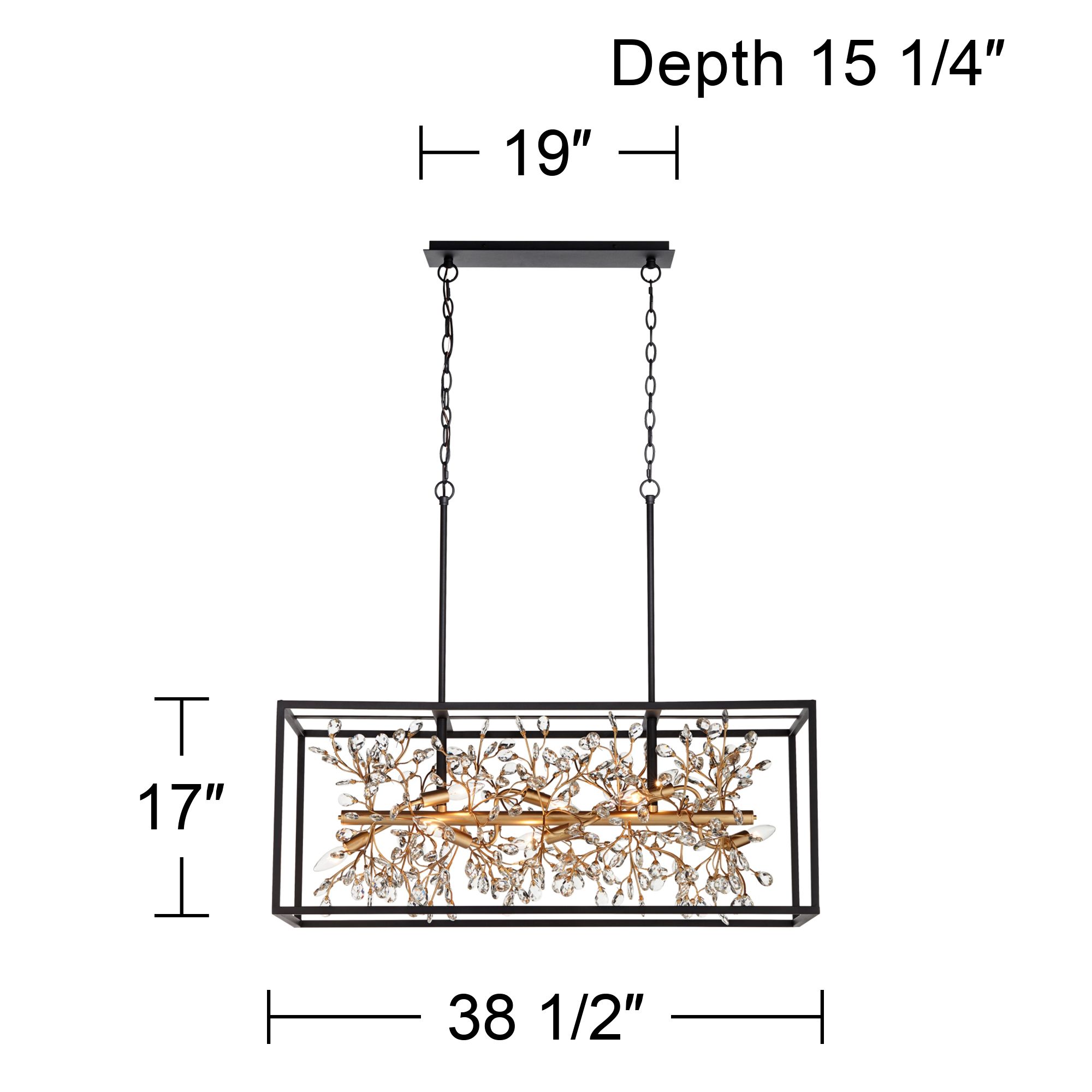 Watch A Video About the Possini Euro Carrine Black and Gold Kitchen Island Light Pendant