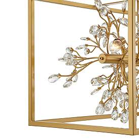 Image3 of Possini Euro Carrine 38 1/2" Wide Gold Crystal 8-Light Island Pendant more views