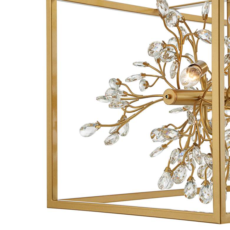 Image 3 Possini Euro Carrine 38 1/2" Wide Gold Crystal 8-Light Island Pendant more views