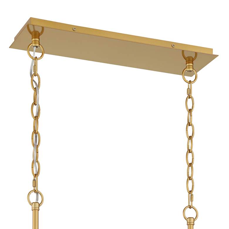 Image 6 Possini Euro Carrine 38 1/2" Wide Gold Crystal 8-Light Island Pendant more views