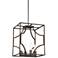 Possini Euro Carrington 14" Wide Bronze 4-Light Pendant