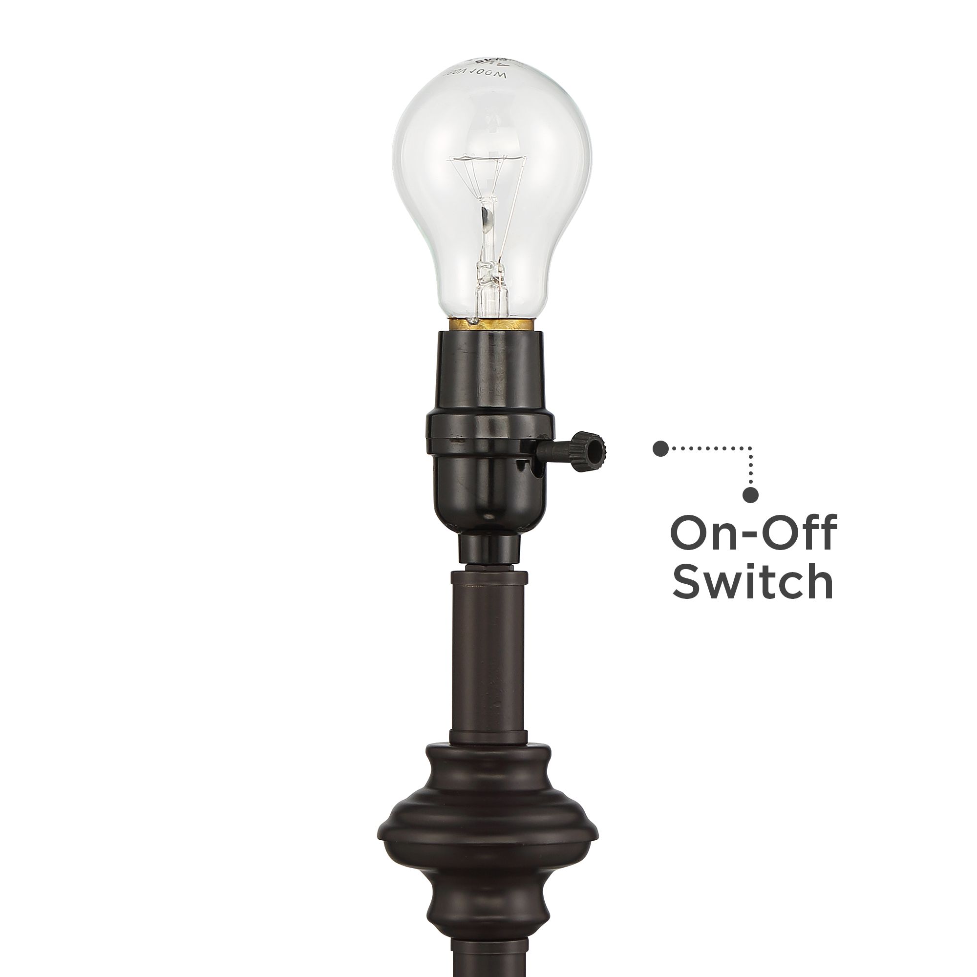 Possini Euro Carter Bronze Floor and Table Lamps Set of 3