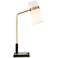 Possini Euro Cartwright 32" Antique Brass and Black USB Desk Lamp