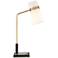 Possini Euro Cartwright 32"  Antique Brass and Black USB Desk Lamp