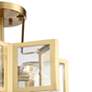 Possini Euro Casa Star 16" Warm Antique Brass 6-Light Ceiling Light