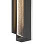 4_Possini Euro Cascadia 18"H Black Piastra Glass LED Outdoor Wall Light more views