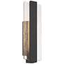 6_Possini Euro Cascadia 18"H Black Piastra Glass LED Outdoor Wall Light more views