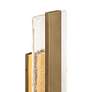 4_Possini Euro Cascadia 18"H Brass Piastra Glass LED Outdoor Wall Light more views