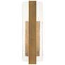 6_Possini Euro Cascadia 18"H Brass Piastra Glass LED Outdoor Wall Light more views
