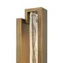 4_Possini Euro Cascadia 23 1/2" Wide Brass and Glass LED Bath Light more views