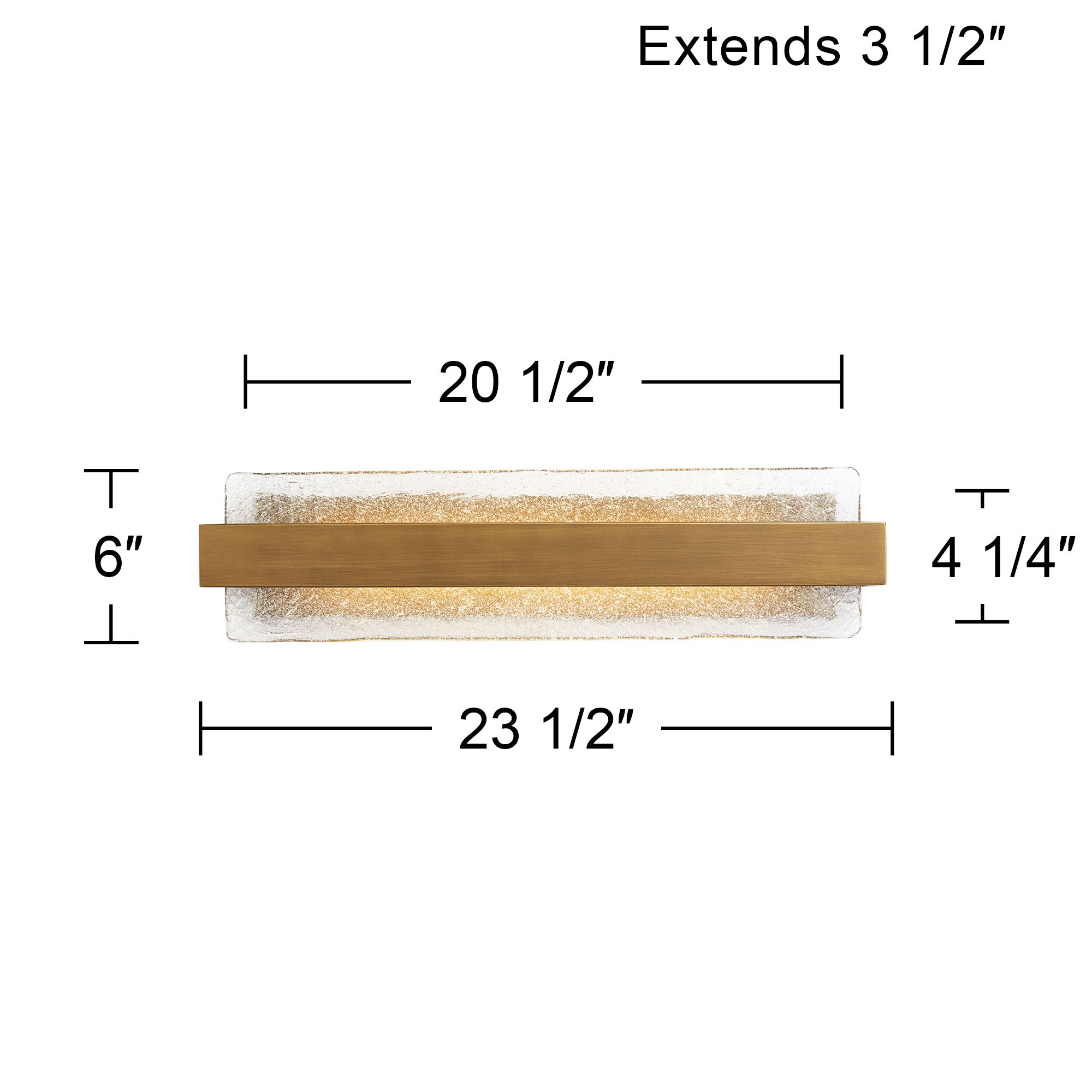 Watch A Video About the Possini Euro Cascadia Wide Brass and Glass LED Bath Light
