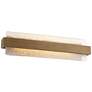 6_Possini Euro Cascadia 23 1/2" Wide Brass and Glass LED Bath Light more views