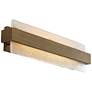 7_Possini Euro Cascadia 23 1/2" Wide Brass and Glass LED Bath Light more views