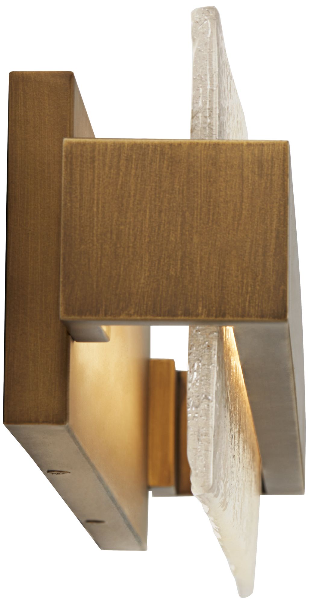 Watch A Video About the Possini Euro Cascadia Wide Brass and Glass LED Bath Light