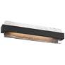 4_Possini Euro Cascadia 23 3/4" High Black Piastra Glass LED Bath Light