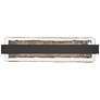 7_Possini Euro Cascadia 23 3/4" High Black Piastra Glass LED Bath Light more views