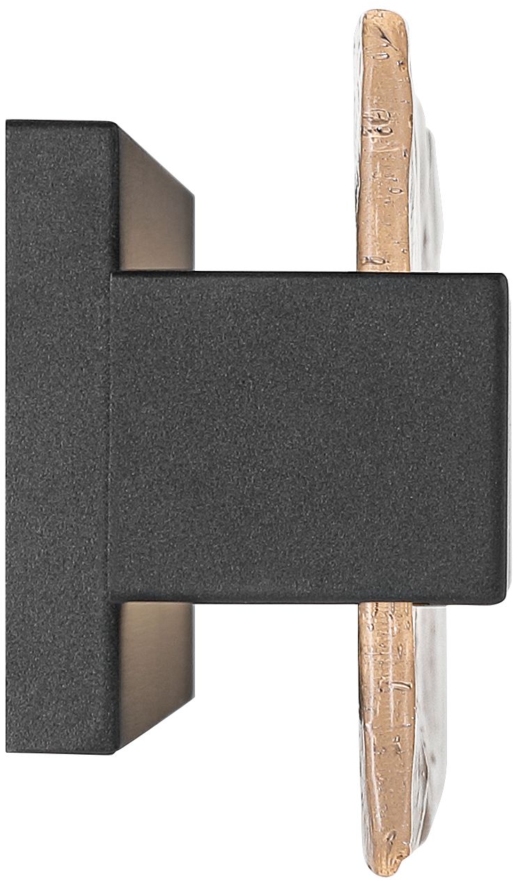 Watch A Video About the Possini Euro Cascadia Black Piastra Glass LED Bath Light