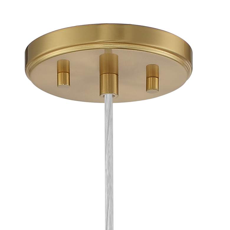 Image 5 Possini Euro Casmere 7 1/2 inch Wide Modern Gold Cone Mini Pendant more views