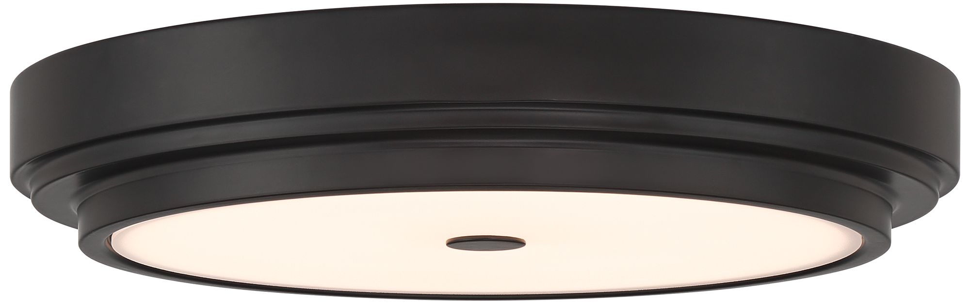 Image 4 Possini Euro Cassandra 14" Wide Black LED Modern Ceiling Light more views