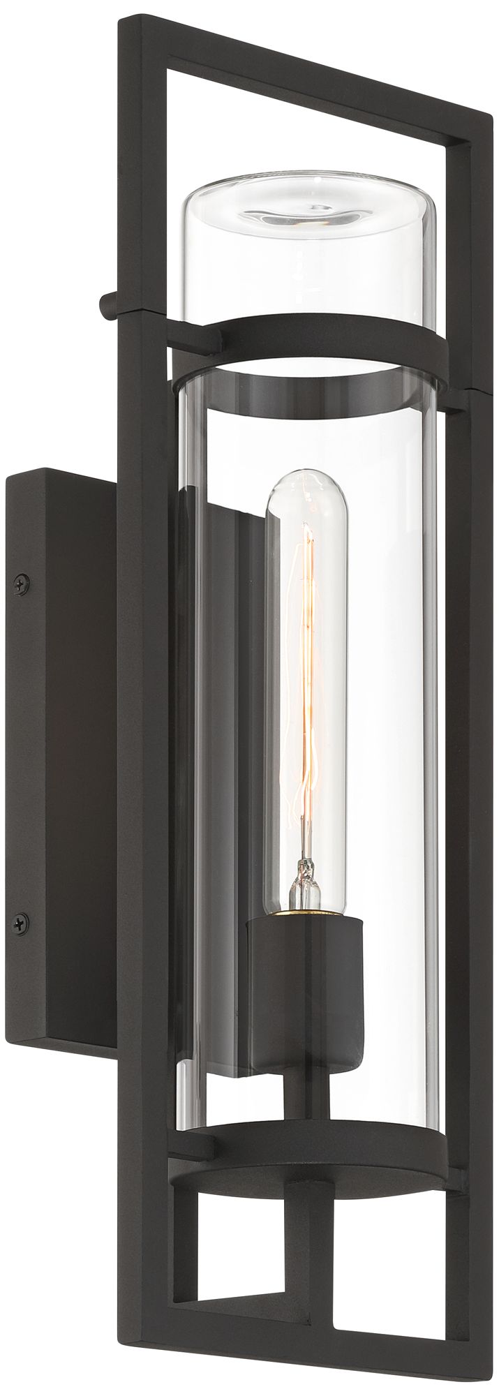 Possini Euro Castello 18"H Black Marine Outdoor Wall Light Set of 2