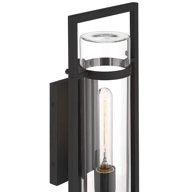Image 3 Possini Euro Castello 18"H Sand Black Marine Grade Outdoor Wall Light more views