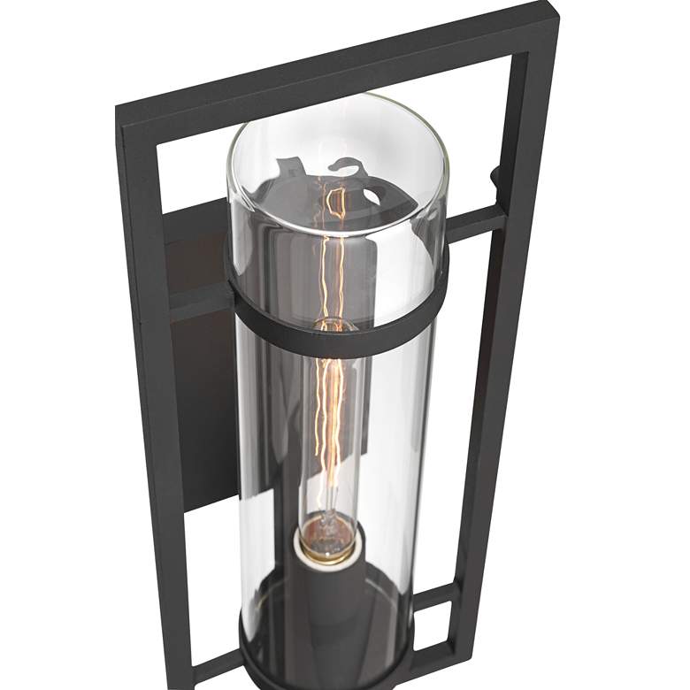 Image 4 Possini Euro Castello 18"H Sand Black Marine Grade Outdoor Wall Light more views