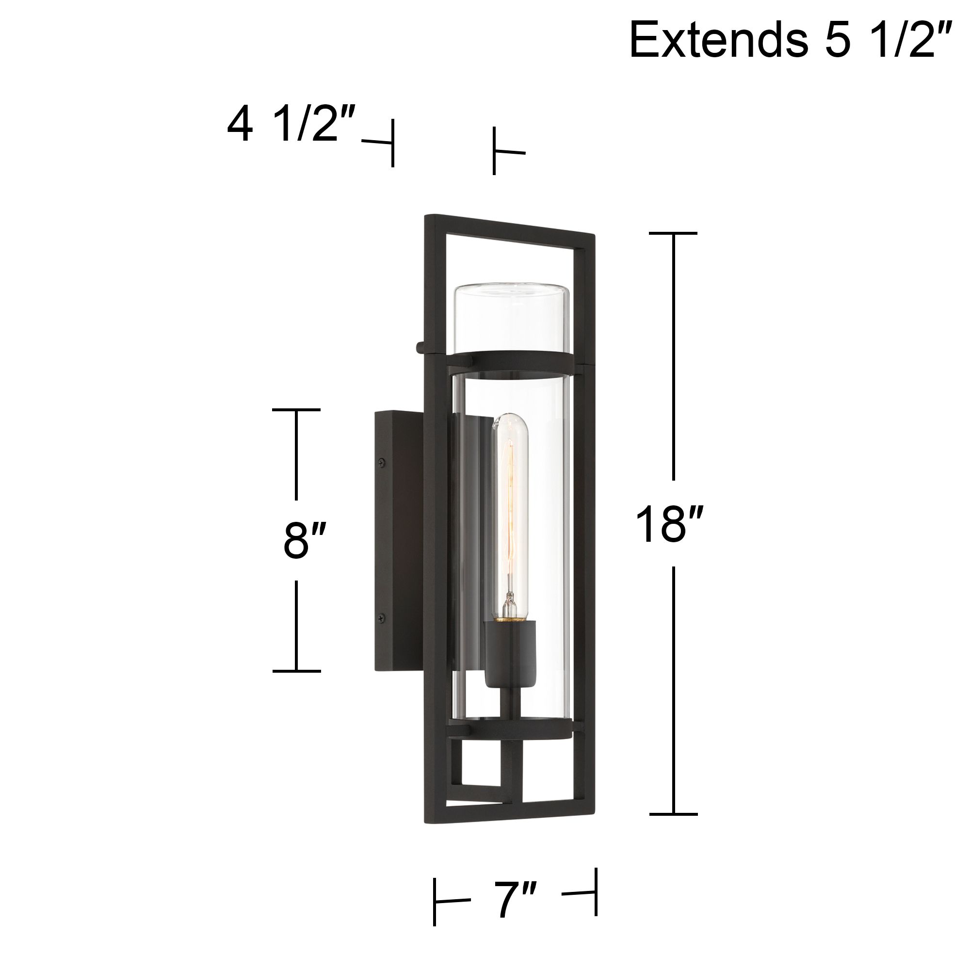 Possini Euro Castello 18"H Sand Black Wall Sconce Set of 2