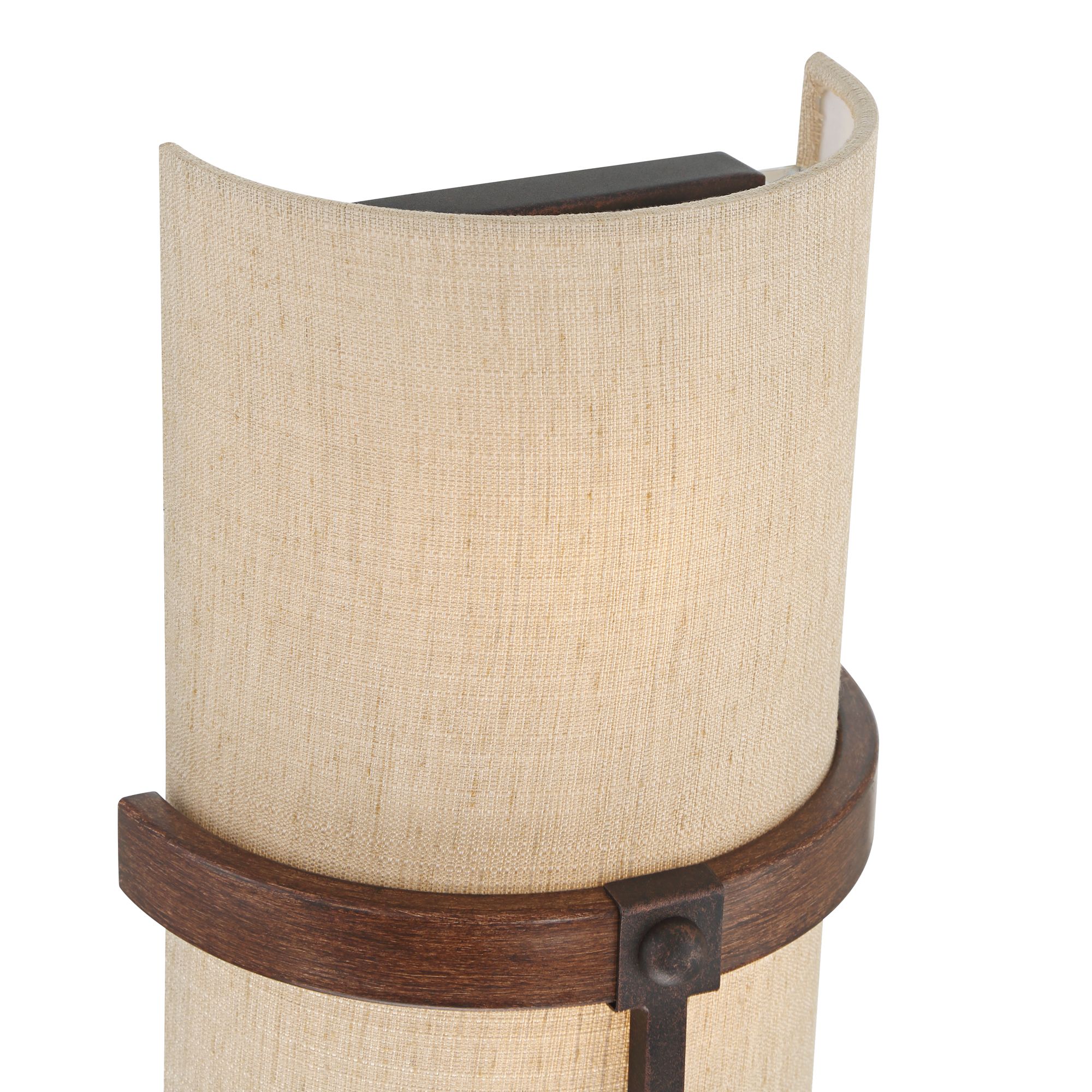 Image 2 Possini Euro Castille 10 1/2" Bronze Rustic Modern 2-Light Wall Sconce more views