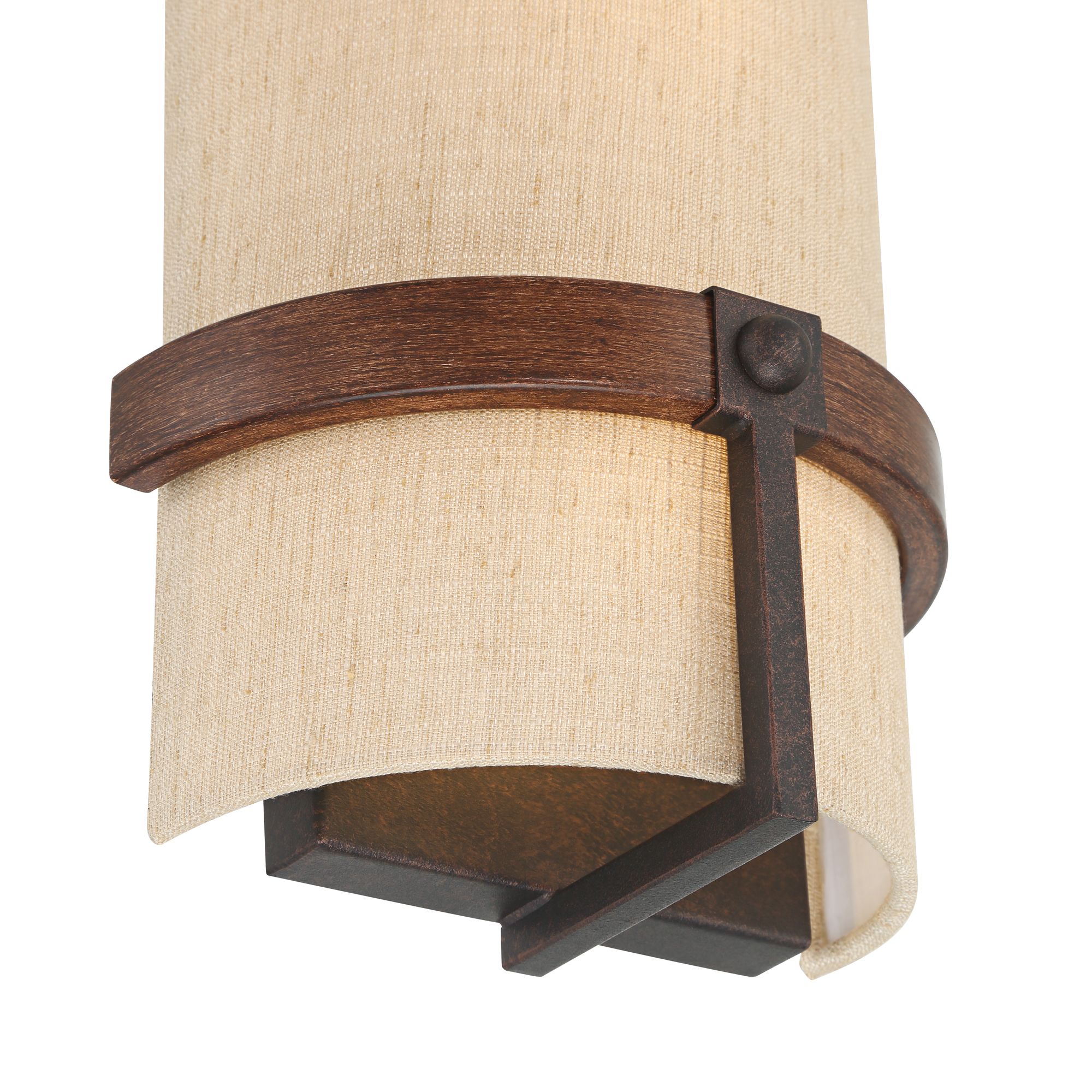 Image 3 Possini Euro Castille 10 1/2" Bronze Rustic Modern 2-Light Wall Sconce more views