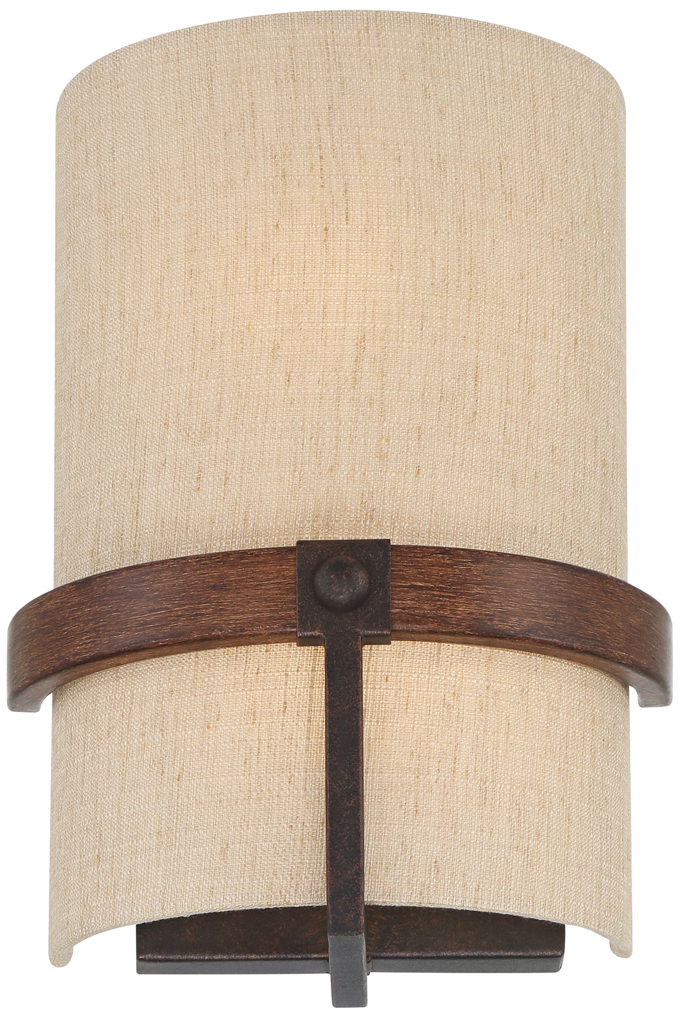 Image 4 Possini Euro Castille 10 1/2" Bronze Rustic Modern 2-Light Wall Sconce more views