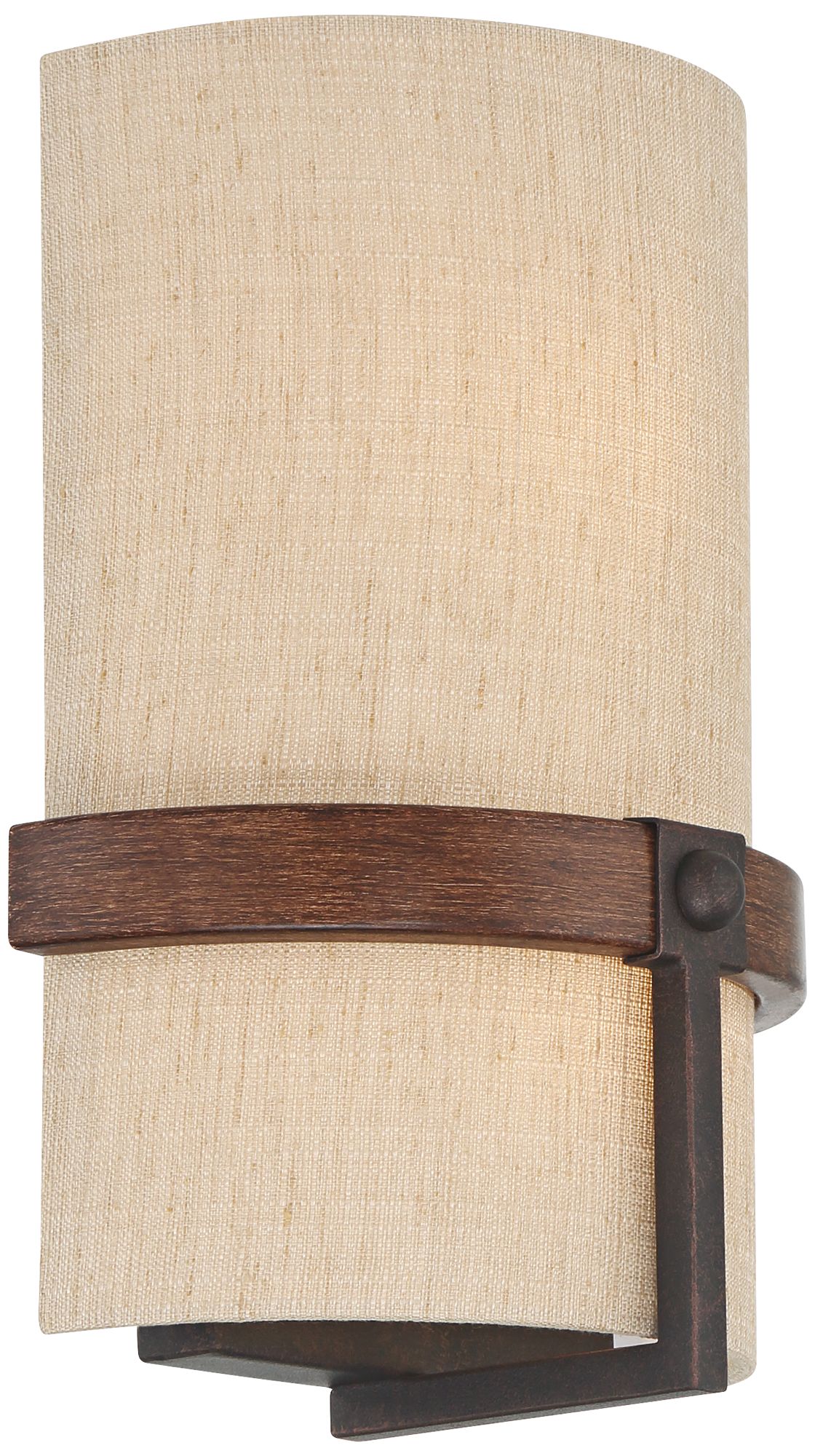 Image 6 Possini Euro Castille 10 1/2" Bronze Rustic Modern 2-Light Wall Sconce more views