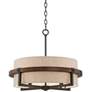Thumbnail2 of Possini Euro Castille 22" Wide Bronze Rustic Modern Pendant Light