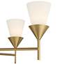 4_Possini Euro Caulfield 36" Wide Gold 6-Light Chandelier more views