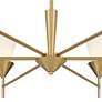 5_Possini Euro Caulfield 36" Wide Gold 6-Light Chandelier more views