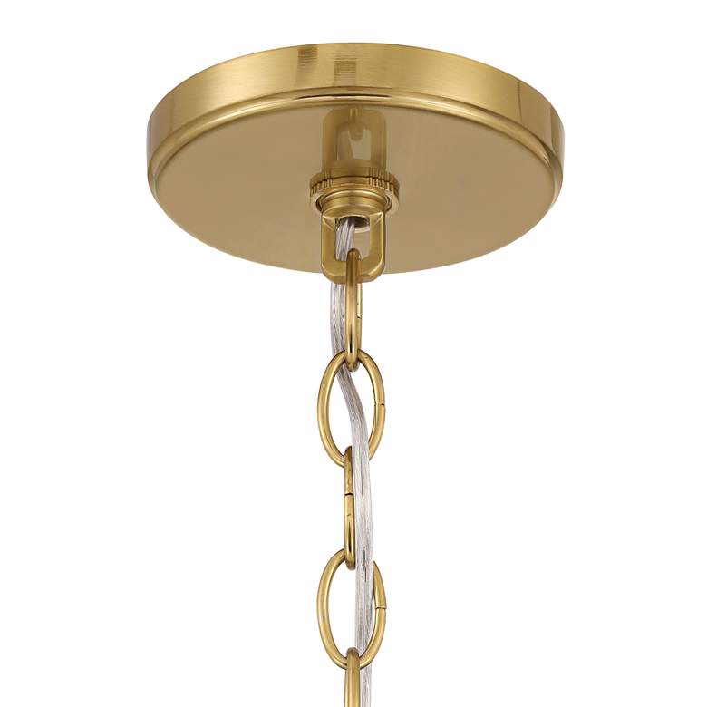 Image 6 Possini Euro Caulfield 36" Wide Gold 6-Light Chandelier more views