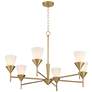 Watch A Video About the Possini Euro Caulfield Gold 6 Light Chandelier