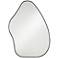 Possini Euro Cavandish 28" x 38" Matte Black Modern Wall Mirror