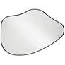 6_Possini Euro Cavandish 28" x 38" Matte Black Modern Wall Mirror more views