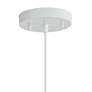 5_Possini Euro Cavelli 15" Wide Modern Dome White Swirl Pendant Light more views