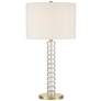 2_Possini Euro Cecil 31" High Modern Brass and Clear Acrylic Table Lamp